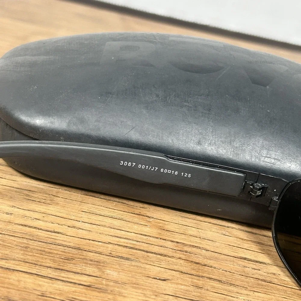 Vintage Revo 3067 001/J7 Polarized H2O Lens Black/Gray Sunglasses 60-16-125mm